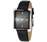 Anne Klein - Orologio da donna con cinturino in pelle, Nero