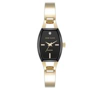 Anne Klein Orologio da donna con quadrante con diamanti originali, Oro/nero., giapponese