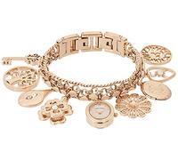 ANNE KLEIN - Orologio da polso da donna, 10/8096, con charm impreziositi da cristalli di alta qualità, Rose Gold