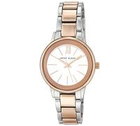 Anne Klein Orologio da polso da donna, Argento/oro rosa, braccialetto
