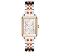 Anne Klein - Orologio da polso da donna, impreziosito da glitter, Argento/Oro Rosa