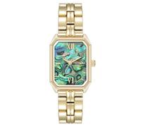 Anne Klein Orologio da polso da donna, Oro/Abalone, 24mm x 14mm, Bracciale