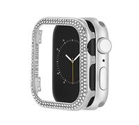 Anne Klein Paraurti in cristallo di alta qualità, compatibile con Apple Watch, senza cuciture, facile installazione, paraurti per Apple Watch, color argento, 45 mm, WK/2004PVSV45, Argento, 45mm, WK