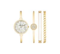 ANNE KLEIN - Set orologio e bracciale rigido da donna, Oro