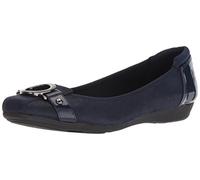 Anne Klein Umeko Ballet Flat, Ballerine Donna, Tessuto Multicolore Blu Navy, 37 EU
