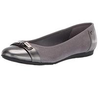 Anne Klein Women's Able Ballet Flat Shoe, Grey Multi, 6.5 W US