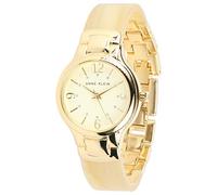 Anne Klein - Set con orologio da donna a bracciale rigido impreziosito da cristalli di alta qualità e bracciale, Argento