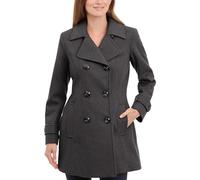 Anne Klein Women's Classic Double-Breasted Coat