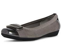 Anne Klein Women's Uplift Ballet Flat, Pewter, 8 M US