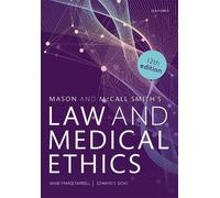 Anne-Maree Farrell Edward Mason and McCall Smith's Law and Medical (Tascabile)