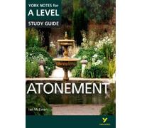 Anne Rooney Atonement: York Notes A-level English Literature Study G (Tascabile)