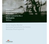 Anne-Sophie Mutter, Mstislav Rostropovich – Glazunov e Prokofiev: Concerti per violino – Elatus