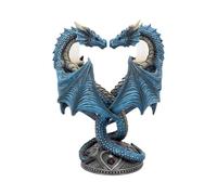 Portacandela Draghi Cuore - dragon heart By Anne Stokes - Figura Fantasy Gothic