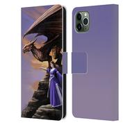 ANNE STOKES DRAGHI 2 CUSTODIA COVER A PORTAFOGLIO PER APPLE iPHONE TELEFONI