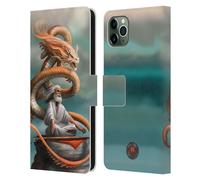 ANNE STOKES DRAGHI GUARDIANI CUSTODIA COVER A PORTAFOGLIO PER APPLE iPHONE