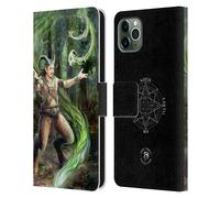 ANNE STOKES ELEMENTALI MASCHILI CUSTODIA COVER A PORTAFOGLIO PER APPLE iPHONE