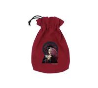 Anne Stokes Geisha Skull Sacchetto dadi Nero In Tela Corda By Q-Workshop