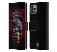 ANNE STOKES TESCHIO ORIENTALE CUSTODIA COVER A PORTAFOGLIO PER APPLE iPHONE