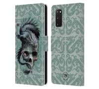 ANNE STOKES TESCHIO ORIENTALE CUSTODIA COVER PORTAFOGLIO IN PELLE PER SAMSUNG 1