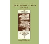 Anne Whiteman The Compton Census of 1676 (Copertina rigida)
