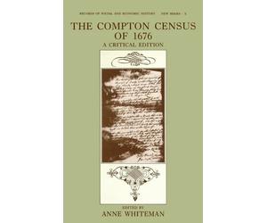 Anne Whiteman The Compton Census of 1676 (Copertina rigida)