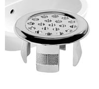 Anneau de Trop-Plein d'Évier 22-24mm - Couvercle de Trop-Plein Robuste à Double Couche | Anneau Décoratif pour Lavabo, Vasque et Colonne | Accessoire Salle de Bain Facile à Installer