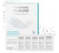 ANNEMARIE BÖRLIND Cuscinetti per occhi all'acido ialuronico (6 x 2 pezzi) + bustine campione LL Regeneration (tutta la routine di cura), set per la cura della pelle con cerotti per gli occhi