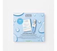 ANNEMARIE BÖRLIND Hyaluron Boost Set Hyaluronshake 50 ml + cuscinetti per | Set di cuscinetti per gli occhi all'acido ialuronico, contro le rughe, idratante per il viso, imbottiti e rinfrescanti