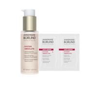 ANNEMARIE BÖRLIND SYSTEM ABSOLUTE Beauty Fluid Siero 50 ml + Bustine | Siero viso rassodante, campione di crema giorno e notte gratuito, attenua le rughe, attiva la produzione di collagene