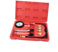 Anneome 1 set Tester Compressione Multi per Auto e Rilevatore Perdite Gas Manometro con Strumento per e Riparazione Custodia per Conservazione Sicura