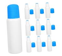 Anneome 10 Pezzi Bottiglie Applicatore con Testa in Contenitore Plastica Ricaricabile per Oli Essenziali Medicinali e Lozioni Dosatore Liquidi Preciso e Compatto