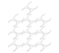 Anneome 10 pezzi Clip Morsetti per Filtri Acqua in Plastica Resistente Fissaggio Sicuro per Elementi Filtranti Accessori Depuratore Casa Superficie Liscia e Durevole