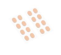 Anneome 10 Pezzi Cuscinetti Nasali in Spugna Adesivi per e Sole Antiscivolo e Incremento Altezza Compatibili con Montature Plastica