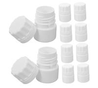 Anneome 10 pezzi Flaconi Vuoti in PE per Farmaci Contenitori Portatili Leggeri per Compresse e Capsule Scatole Resistenti per Conservazione Sicura Medicina per Viaggi e Uso Quotidiano