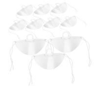 Anneome 10 pezzi Maschera Protettiva Viso Trasparente per Cucina e Ristoranti Antiappannamento e Traspirante Scudo Riutilizzabile Leggero ed Ergonomico per Chef e Addetti al Servizio