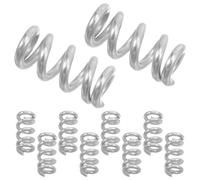 Anneome 10 Pezzi Set 10 Molle di Compressione Mini in Acciaio Inossidabile per Penne a Sfera, Piccole Molle Metalliche Compatte per Sostituzione Meccanismo Penna, Uso Artigianale e