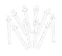 Anneome 10 Pezzi Supporti in Vetro per Stoppini Lampada Olio Tubo Ricambio Trasparente Resistente al Calore per Lampade Cherosene Esterno e Laboratorio