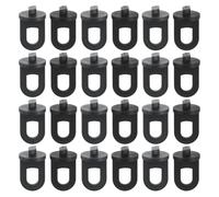 Anneome 100 Clip e Ganci per Serra in Plastica Resistenti alle Intemperie, Morsetti per Fissaggio Piante e Cesti da Giardino, Supporti per Appendere Piante da Interno e Orto