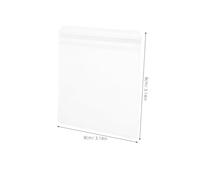 Anneome 100 Pezzi sacchetto ermetico trasparente custodia per gioielli sigillatura gioielli trasparenti in plastica trasparente sacchetti per gli ebrei pvc