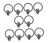 Anneome 10pezzi Elastici Per Di Teschio Gotico Per Halloween Per Di Cavallo Adatti Tutti i Tipi Di Facili Da Usare Abbinare Agli Di Halloween Come Per Figlia Fidanzata Moglie Madre