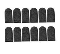 Anneome 10pezzi Maniche Per Dita Antiscivolo e Assorbenti Per Sudore Guanti Flessibili Per Giocatori Di Videogiochi Perfetti Per Esperienze Di Gioco Confortevoli e Durature Nero