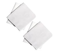 Anneome 10pezzi Panno Microfibra Per Pulizia Occhiali Salviette Multiuso Per Lenti Schermi e Fotocamere Assorbenza Elevata Facili Da Lavare e Bianco