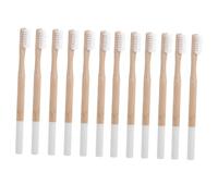 Anneome 12 Pezzi Bamboo Toothbrushes For Adults With Soft Bristles Natural Bamboo Handle Gentle Sensitive Teeth Travel-friendly Oral Cleaning For Home Hotel Camping