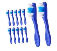 Anneome 12 pezzi Spazzolini da Denti per Prigione con Setole Morbide e Manico Corto Sicuri e Resistenti per Viaggio e Uso Istituzionale in Ospedali Psichiatrici