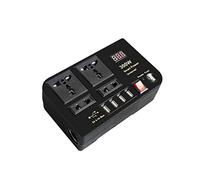 Anneome 12V Inverter Potenza per Auto Convertitore Compatto con Doppia Presa per Campeggio Protezione Multi Protezione per Sicurezza