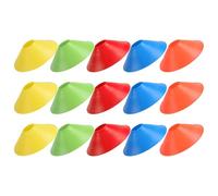 Anneome 15 Pezzi Coni da Calcio per Allenamento Agilità Piccoli Marker in Plastica Resistente per Esercizi di Calcio Basket e Lezioni di Educazione Fisica Colori Misti per Pratica Sportiva