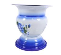 Anneome 1pezzi Spittoon Cinese Vintage Smalto Per Uso Domestico e Campeggio Design Retro e Funzionale Per Camera Da Letto e Viaggi Materiali Resistenti e Manifattura Di Qualità