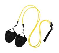 Anneome 2 Bande Resistenza con Pagaie Allenamento Piscina Elastici Elasticità Elevata per Esercizio Completo e Tecnica Migliorata Cintura Trazione per e