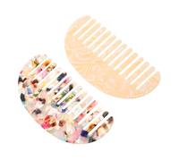 Anneome 2 Pettini A Denti Larghi Per Parrucche Pettini Per Capelli Francesi Pettine Antistatico Pettine In Acetato Laterali Per Capelli Francesi Laterali Per Donne