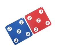 Anneome 2 Pezzi Bersaglio da Scherma Quadrato Reversibile per Allenamento Parete Target Riutilizzabile per Tiro con Arco Supporto per Migliorare Precisione e Tecnica